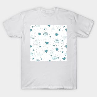 Heart Pattern T-Shirt